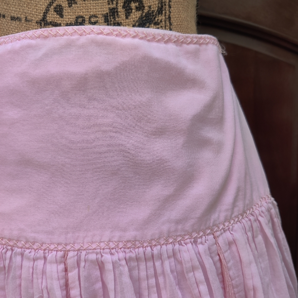 Delicate Pink Crepe Ballet Skirt Elie Tahari - Picture 8 of 9